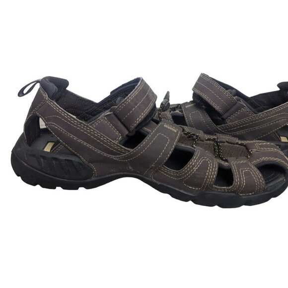 Teva Mens Size 10 Forebay Fisherman Sport Hiking Sandals Brown ShocPad 1001116 - Picture 11 of 13
